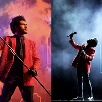 The Weeknd身着Givenchy 亮相第55届美国超级碗中场秀 (55TH SUPER BOWL HALFTIME SHOW)