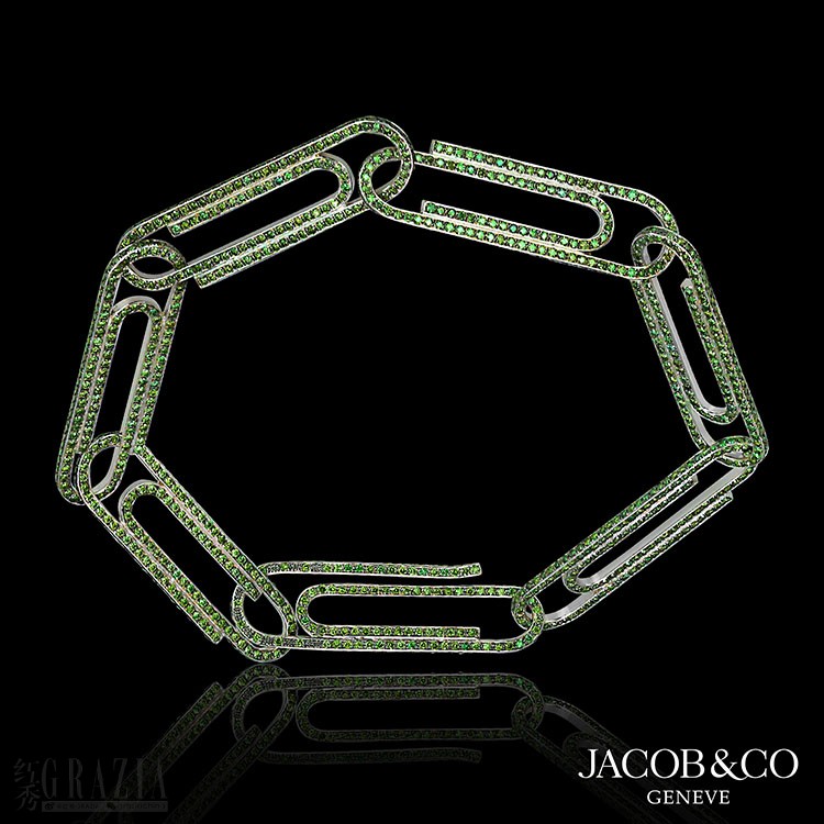 回形针 手链 绿钻 黑底.jpg