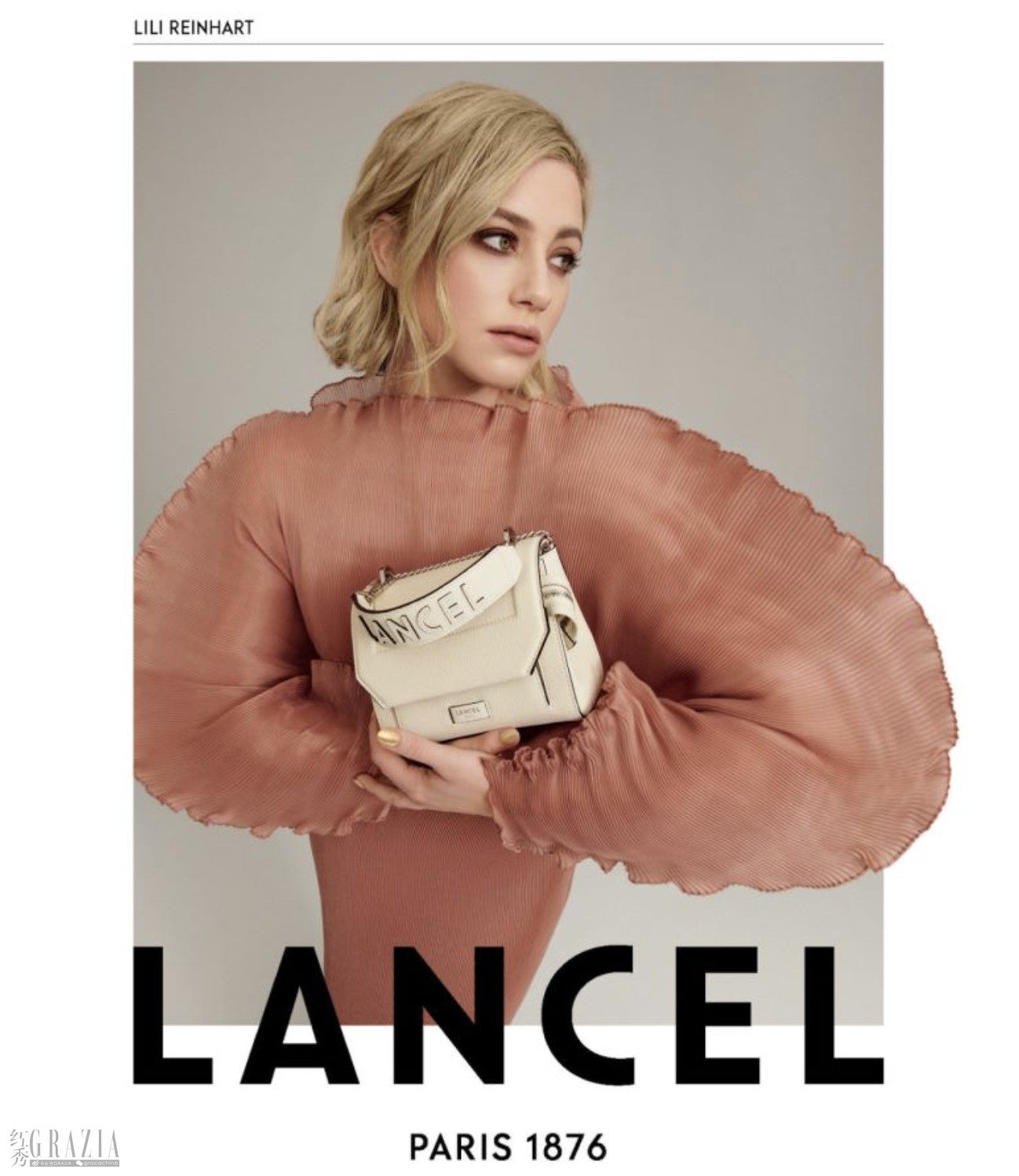 LANCEL 正式宣布新任品牌全球代言人： Lili Reinhart