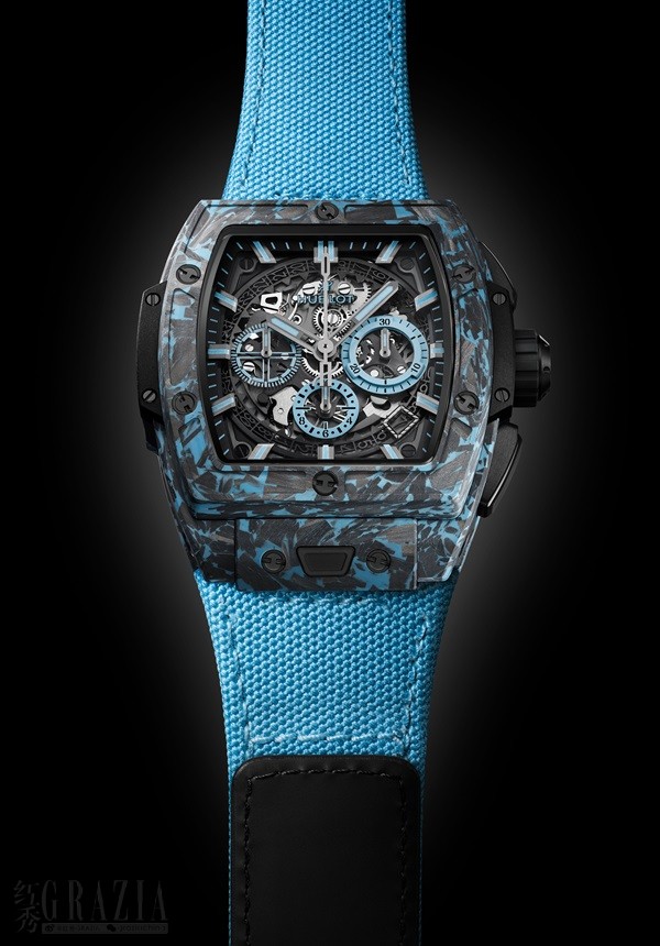 BIG BANG灵魂蓝色碳纤维腕表_细节图3.jpeg