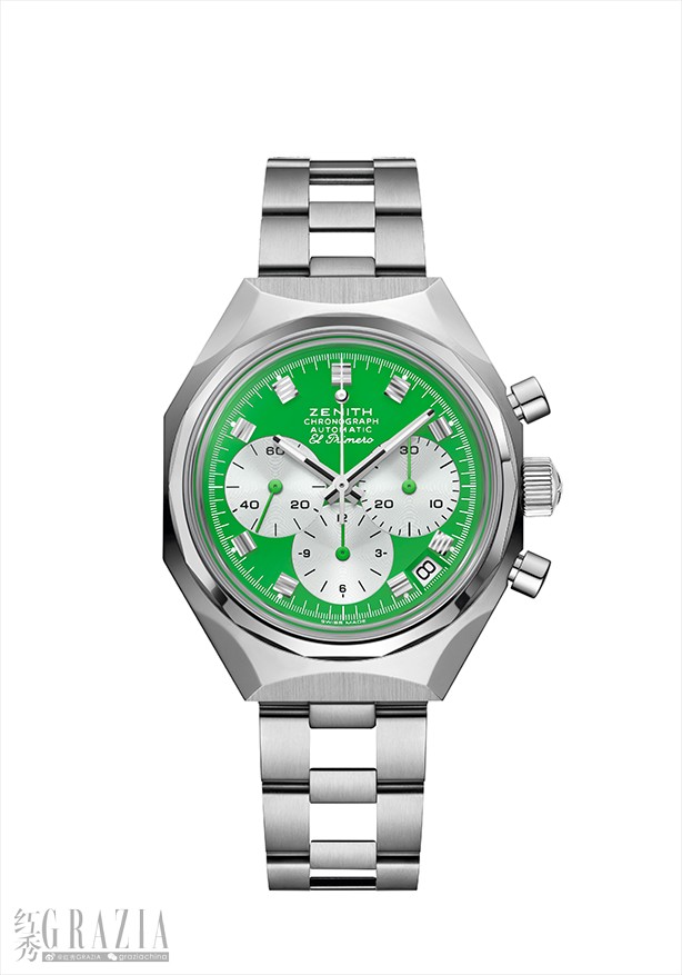 DEFY巅峰系列计时码表USM限量版_USM电光绿 型号：03.A780.400-2_91.M3642.png