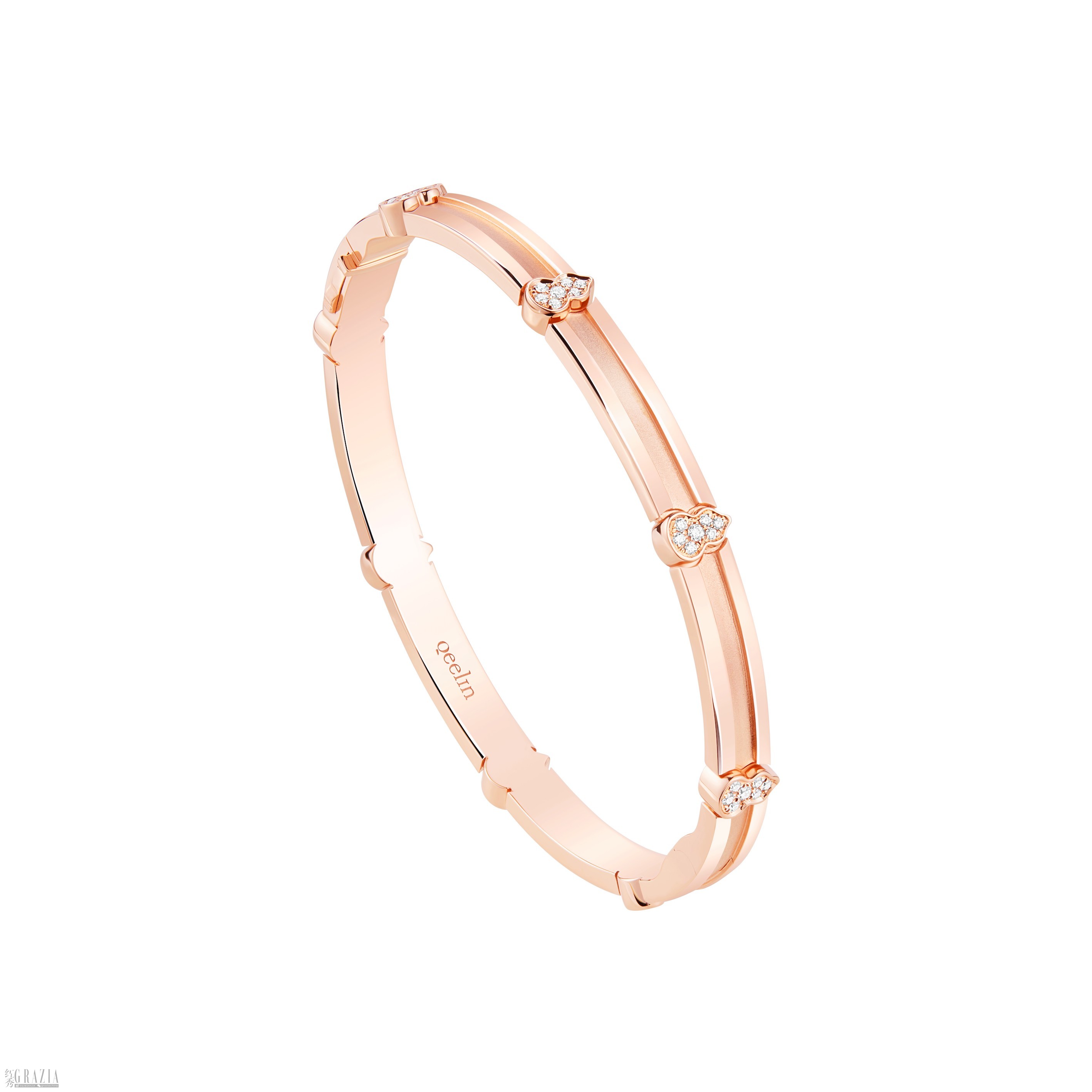 Wulu Eternity 18K 玫瑰金镶钻手镯 - 2.jpg