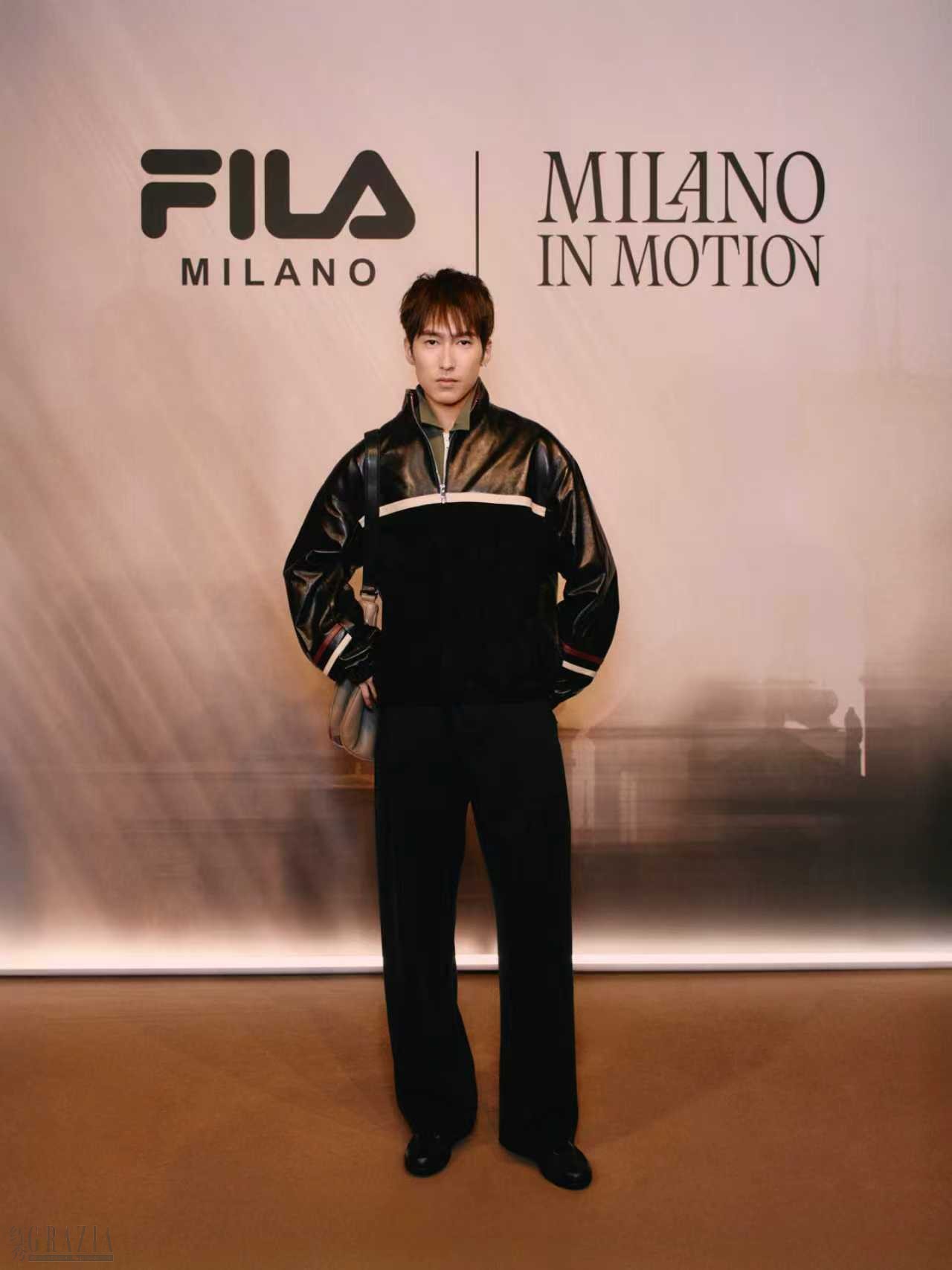 5. 中国短道速滑运动员刘冠逸出席FILA“流动的都市”主题大秀.jpg